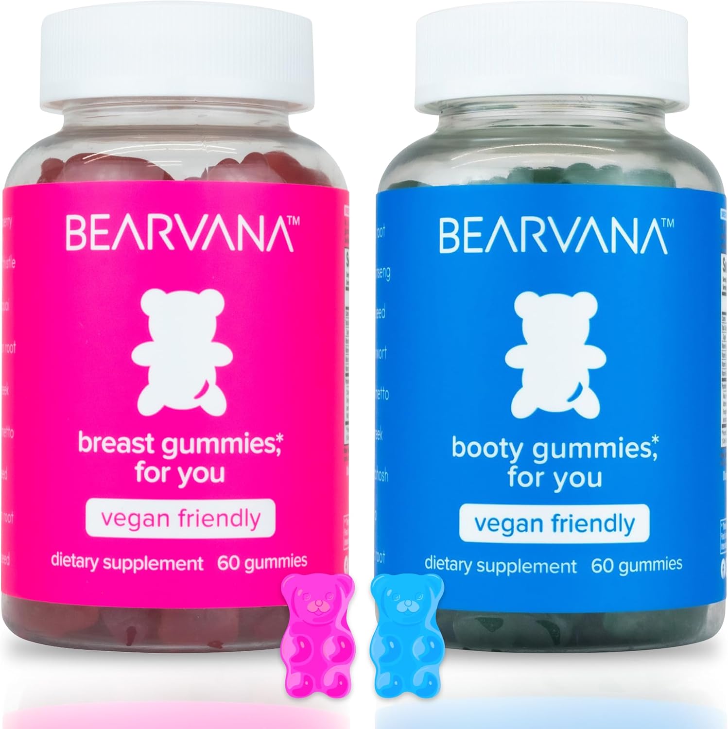 Women’s Multivitamin Gummies – Hair, Skin & Body Support with Essential Vitamins & Herbal Extracts | Berry Flavor | 2-Pack (120 Gummies)